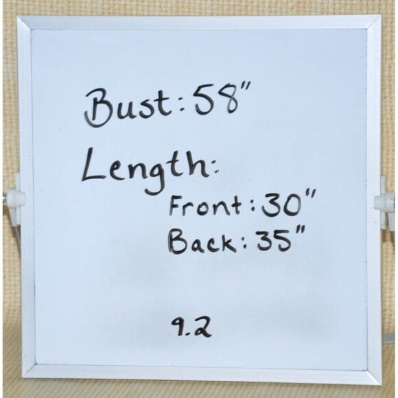 Catherines Plus 3X 26W 28W Half Button 3/4 Sleeve Blouse Top Purple Blue Print - Picture 9 of 9